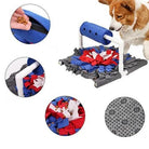 Hundespielzeug Schnüffelteppich mit Futterspender, interaktiv, fördert mentale Stimulation, ideal für Hunde, rutschfest, waschbar, langlebig.