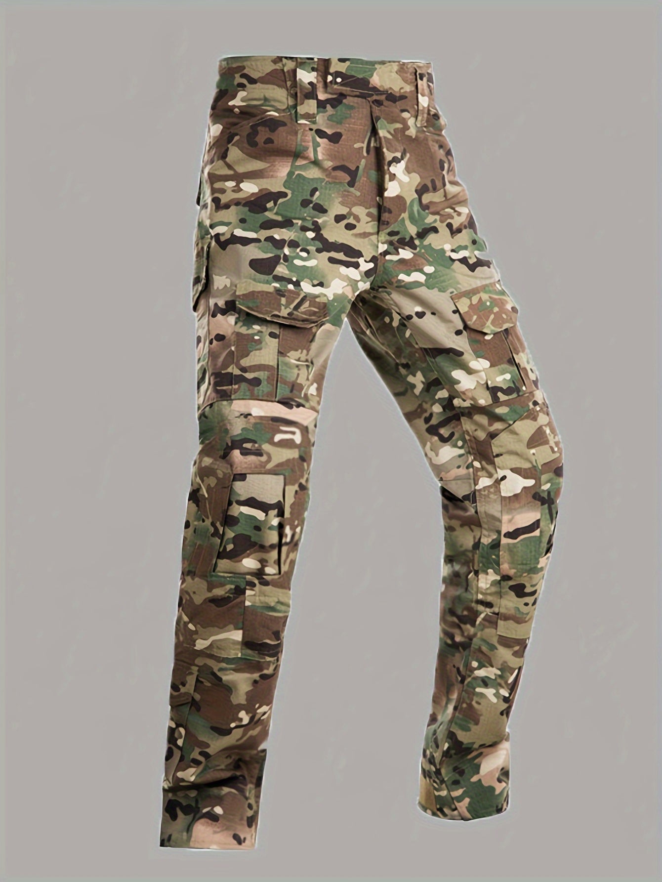 Tarnhose für Outdoor-Aktivitäten, Camouflage-Design, robustes Material, ideal für Jagd, Wandern, taktische Einsätze, multifunktionale Taschen.