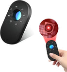 Schwarzer RF-Detektor, tragbar, LED-Anzeige, zur Erkennung versteckter Kameras und Abhörgeräte.