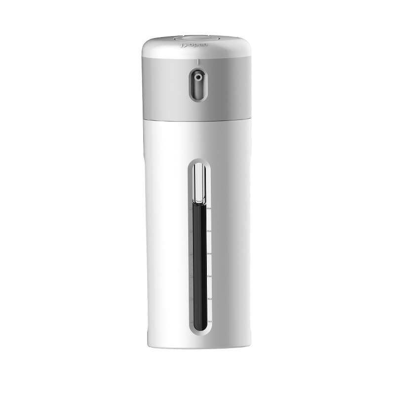 Weißer automatischer Seifenspender mit Sensor, modern, berührungslos, Badezimmerzubehör.