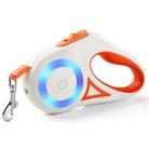 Hochwertige, ergonomische Hundeleine mit LED-Licht, automatischer Aufrollfunktion und robustem Karabinerhaken. Ideal für sicheres Gassigehen.