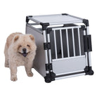 Trixie Transportbox aus Aluminium für Hunde, robust und sicher, ideal für Reisen im Auto. Hochwertige Hundebox, leicht und stabil.