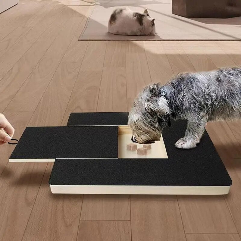 Hundekrallen-Kratzbrett mit Leckerlis, interaktives Spielzeug für Hunde, fördert Krallenpflege und mentale Stimulation, ideal für Zuhause.