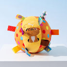 Bunter Hundespielzeugball mit Stickerei, ideal für Welpen. Quietschend, langlebig, perfekt für interaktives Spielen. Haustierbedarf online kaufen.