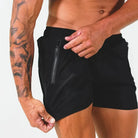 Herren-Badeshorts mit Reißverschlusstaschen, Mesh-Futter, schnell trocknend, ideal für Sommer und Strand. Perfekte Badebekleidung für Männer.
