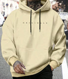 Gelber Kapuzenpullover für Herren mit "ORIGINALS"-Aufdruck, ideal für Streetwear. Bequemes Hoodie-Design, perfekt für lässige Outfits.