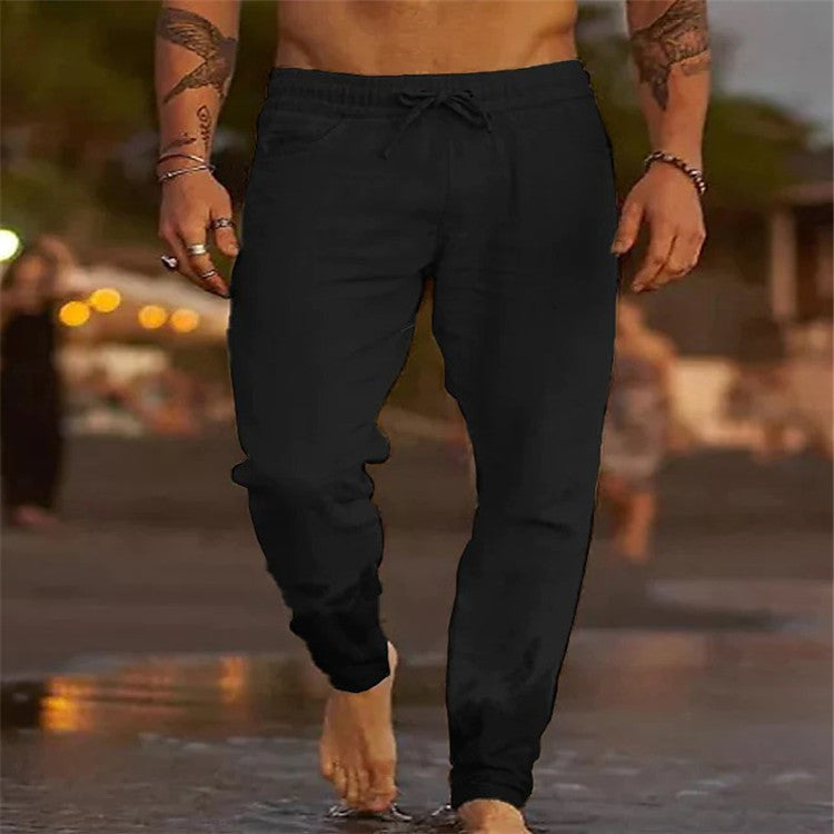Herren Jogginghose, schwarz, lässig, bequem, ideal für Freizeit und Sport. Perfekt für den modernen Mann. Hochwertige Baumwollmischung.