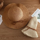 Strohhut Damen Sommer: Eleganter, geflochtener Sonnenhut für optimalen UV-Schutz. Perfekt für Strand, Garten und Freizeit.