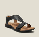 Damen-Sandalen mit Schnalle, offenem Zeh und Fußgewölbeunterstützung. Vintage-Wedges, Plattform-Design, ideal für Sommer und Freizeit.