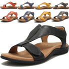 Damen-Sandalen mit Schnalle, offener Zeh, Sommerdesign, Vintage-Keilabsatz, Plattform, bequem, in verschiedenen Farben erhältlich.