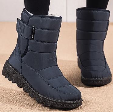 Damen Winterstiefel, wasserdicht, gefüttert, rutschfeste Sohle, ideal für kalte Tage. Perfekte Wahl für Komfort und Wärme im Winter.