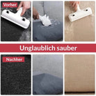Tierhaarentferner für Sofa, weiß, effektiv, Vorher-Nachher-Ergebnis, saubere Polster.