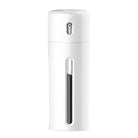 Weißer automatischer Seifenspender, schlankes Design, berührungslos, für Badezimmer und Küche.